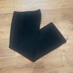 Semantiks Wide Leg Women’s Dress Pants Black w/ gray pinstripes Size 12